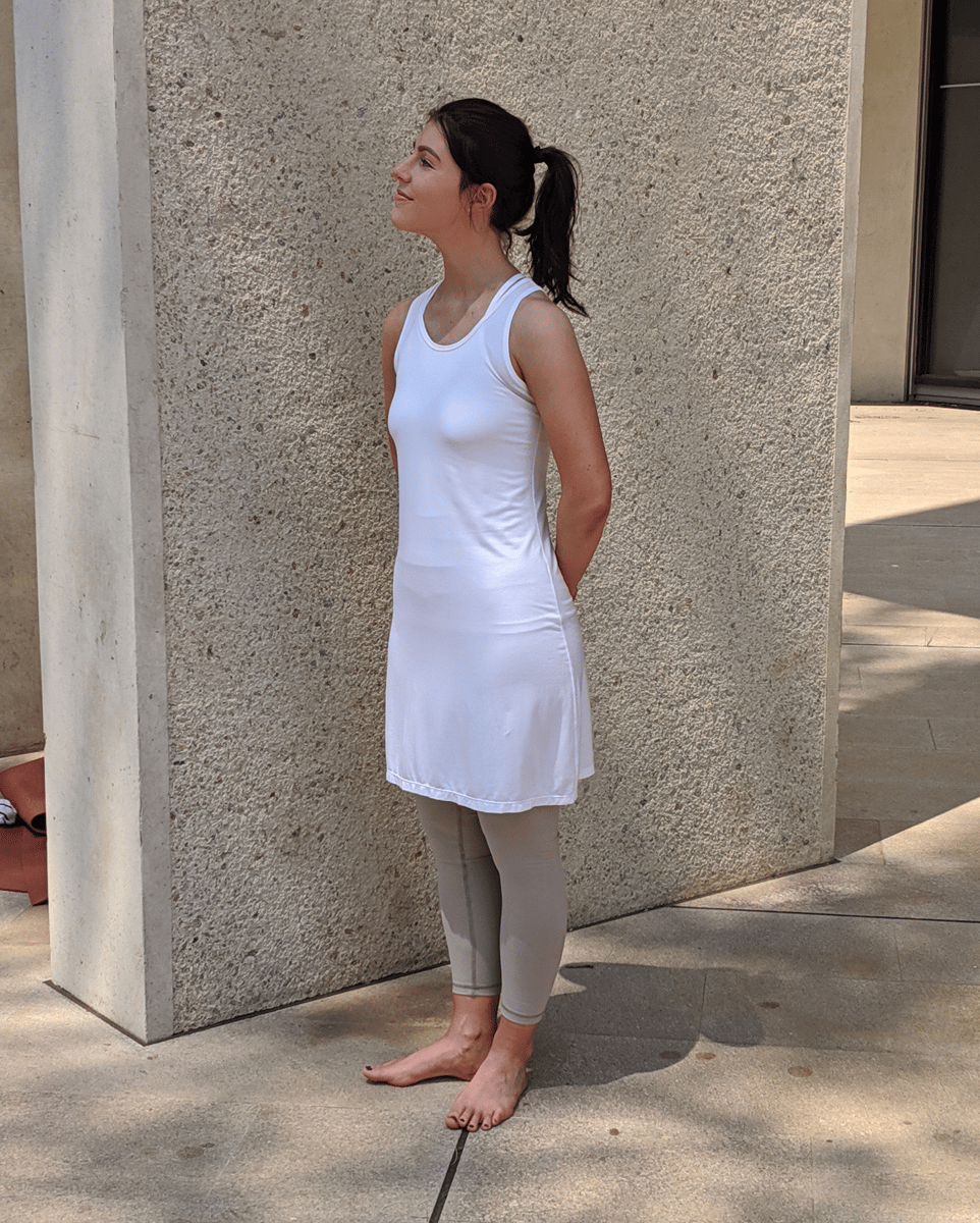 All white hot sale yoga outfit